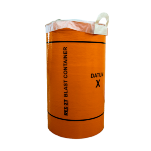 Mailroom blast container